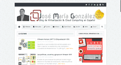 Desktop Screenshot of josemariagonzalez.es